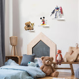 Sorbus Square Floating Shelf for Wall - 3 Small Shelves with Invisible Mounting Brackets for Living Room Decor, Bedroom, Bathroom Decor, Home & Kitchen - 9" White Wall Shelf to Display Photos Trophies Sorbus