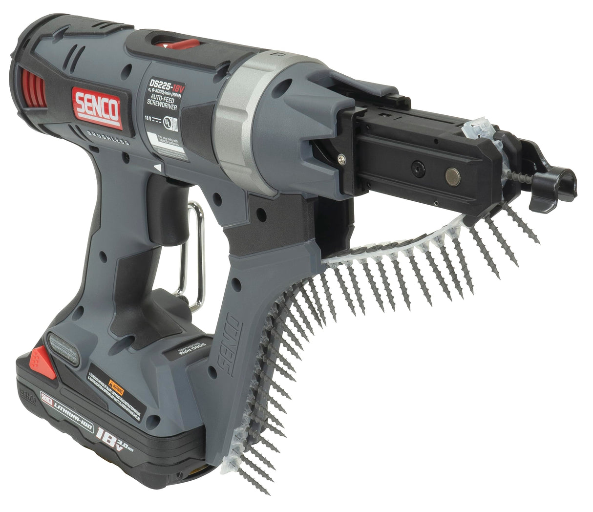 Senco DURASPIN DS225-18V 2" 5000 RPM Cordless Auto-Feed Screw Driver 10A0002N Senco