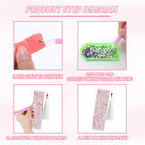 8 Pcs Bow Diamond Art Bookmarks Kit with Tassels, Cute Pink Diamond Painting Bookmarks for Women Book Lovers, DIY Bookmark Making Kit for Adults Beginners Aesthetic Crafts CRASHOT