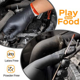 ZFYOUNG 100 Pcs Disposable BBQ Gloves with 3 Pairs Cotton Liners Grilling Gloves,BBQ Cooking Gloves,Washable Cotton Liners Powder Latex Free Nitrile Gloves. ZFYOUNG