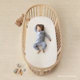 Stokke Sleepi Bed, Natural - Oval Crib Suitable for Ages 0-5 Years Old - Adjustable, Stylish & Flexible - Sturdy Beech Wood Frame Stokke