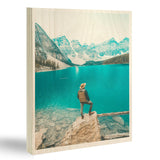 Your Photo Printed on Real Wood | Valentine’s Day | Custom Picture Frames | Custom Photo Gifts | Personalized Picture Frame | Wood Photo Print With Your Picture (Photo Only) (8x10" Portrait) DREAM BIG PRINTABLES