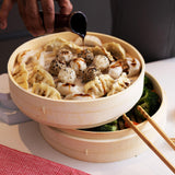 Joyce Chen 2-Tier Bamboo Steamer Baskets, 10-Inch JOYCE CHEN