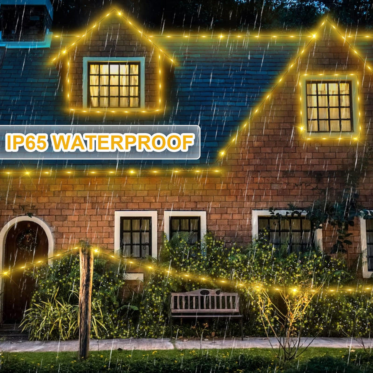 ROADAYLY 394 FT 1000 LED Christmas Lights Outdoor Waterproof Christmas Tree Lights with Remote Timer 8 Modes Green Wire Plug Fairy Lights Indoor Twinkle String Lights Xmas Decorations (Warm White) ROADAYLY