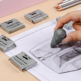 Mr. Pen- Kneaded Eraser, 6 Pack, Grey, Kneaded Erasers for Artists, Art Eraser, Kneadable Erasers, Back to School Supplies Mr. Pen