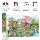 DIAMOND DOTZ Spring Sparkle Diamond Painting Kits for Adults - Diamond Art Kits a Relaxing Creative Craft Kit with Dotz Gems 35.4x24 DIAMOND DOTZ