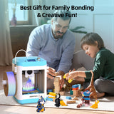 Geeetech 3D Printer for Kids & Beginners, High-Speed Mini 3D Printer, Auto-Leveling, Child-Safe Design, Fully Open Source Pre-Assembled STEM Learning Tool, 3.94x4.33x3.94in Print Size for Home/School Geeetech