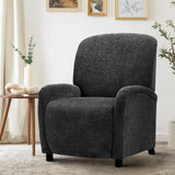 Pushback Recliner Chair, Wing Back Chairs with Arms, Adjustable Modern Single Reclining for Living Room/Bedroom,Fabric Accent Chair Extrathick Cushion COLAMY