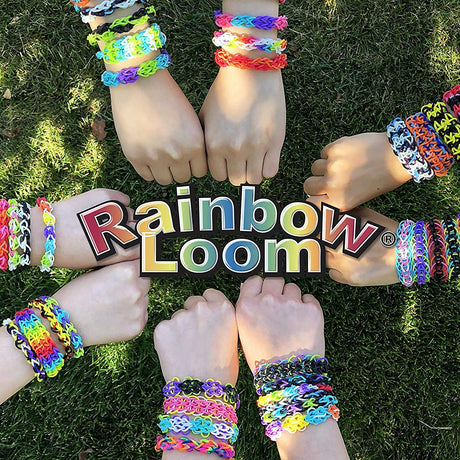 Rainbow Loom® MEGA Combo Set, Features 7000+ Colorful Rubber Bands, 2 Step-by-Step Bracelet Instructions, Organizer Case, Great Gift for Kids 7+ to Promote Fine Motor Skills (Packaging May Vary) Rainbow Loom
