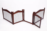 Merry Pet 2-in-1 Configurable Pet Crate and Gate, Brown, Large Merry Pet
