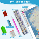 Christmas Tree Snowman Diamond Painting Kits for Adults,5D Winter Diamond Art Kits for Adults Beginners,DIY Full Round Drill Diamond Dot Painting Gem Art Kits for Adult,Home Wall Decor 13.8x13.8 Inch LKHMVCA