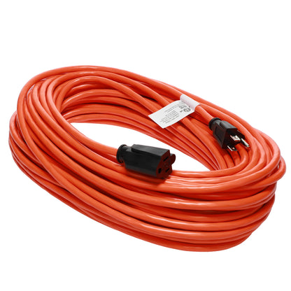 Otimo 100 Ft 16/3 SJTW Orange, Outdoor Extension Cord - 3 Prong Ground Plug, 10A 1250W, Water & Weather Resistant, Flame Retardant - WoodArtSupply