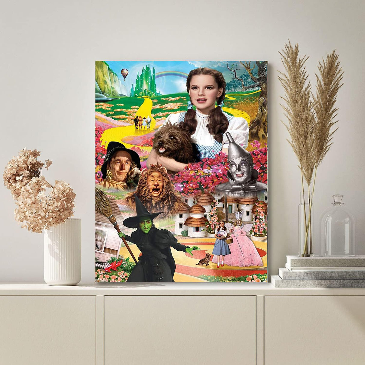 DIYPAINTING 5D Diamond Art Painting by Number Kits Wizard Movie of Oz 16X20 Painting Cross Stitch Full Drill Crystal Rhinestone Embroidery Pictures Arts Craft for Home Wall Decor WoodArtSupply