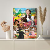 DIYPAINTING 5D Diamond Art Painting by Number Kits Wizard Movie of Oz 16X20 Painting Cross Stitch Full Drill Crystal Rhinestone Embroidery Pictures Arts Craft for Home Wall Decor WoodArtSupply