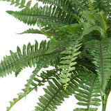 Nearly Natural 40IN Artificial Boston Fern Large Hanging Plant, Set of 2 Artificial Ferns that Look Real for Home Décor Nearly Natural