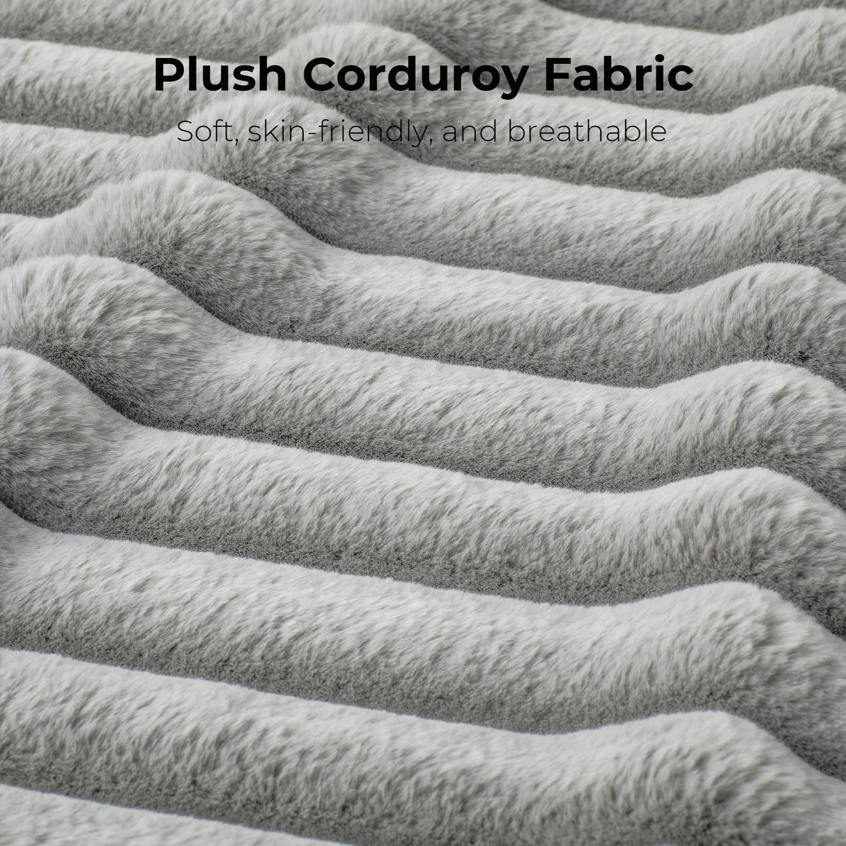 LIKIMIO Boneless Sectional Cloud Couch for Living Room, 112" Oversized Loveseat Modern Sofa with Comfy Cushions, 34" Extra Deep Seat, No Assembly Required, Plush Corduroy Upholstery, Grey LIKIMIO