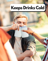 PartyPrints 25 Pack White Blank Can Cooler Sleeves, Customizable Bulk Sublimation Insulated Foam for Beer, Collapsible Plain Drink Holder, Cold Soda Insulator, 12oz Regular, 16oz Tall Cans PartyPrints