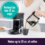 Mr. Coffee Programmable Coffee Maker, 5 Cups with Auto Pause, Glass Carafe, Compact Design, Black Mr. Coffee
