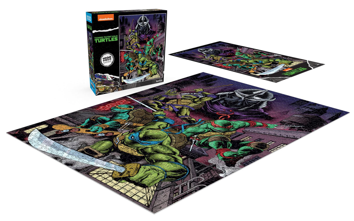 Buffalo Games - Viacom - TMNT Heroes in a Half-Shell - 1000 Piece Jigsaw Puzzle for Adults -Challenging Puzzle Perfect for Game Nights - Finished Size is 26.75 x 19.75 Buffalo Games