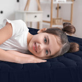 Utopia Bedding Waterproof Mattress Protector, Twin Mattress Pad, Quilted Fitted Cover Stretches up to 16 Inches Deep (Navy) Utopia Bedding