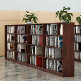 i-VTIES Bookcase Adjustable Storage Shelves,48-Inch Bookshelf,4-Tier Modern Wood Bookcase for Bedroom, Office, Living Room & Library(Cherry) i-VTIES