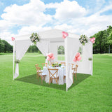 HOTEEL Canopy Tent 10x10, Outdoor Canopy Tent for Parties, Patio Gazebo Shelter with 4 Removable Sidewalls, Waterproof for BBQ, Wedding Events Hoteel