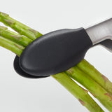 Farberware 5216358 Professional Stainless Steel and Heat Resistant Nylon Locking Kitchen Tongs with Silicone Tips, 12-Inch Farberware