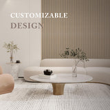 MSXTE Wood Slat Wall Panels,2-Pack 94.48"x 11.02"x 0.82" Each,Wood Panels for Wall,Wooden Wall Panels for Interior Wall Decor,3D Wood Wall Paneling with Solid Wood Veneer (Natural Oak) MSXTE