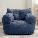 HIGOGOGO Giant Bean Bag Chairs,Big Comfy Chair Sofa for Bedroom Living Room, Large Lazy Bean Bag Chair with Pocket Armrests for Gaming, Reading HIGOGOGO