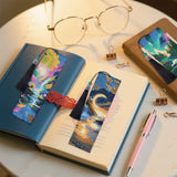 Sitsink Landscape Diamond Art Bookmarks - 8 Pcs Polar Lights Aurora Diamond Painting Kits Bookmarks Set Scenery Design Sitsink