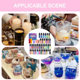 Candle Dye - Liquid Oil-Based Candle Dye | Candle Making Dye Colors | Liquid Concentrated Pigment | diyY Candle Making Pigment with 18 Or 24 Colors for Lip Gloss, Epoxy Resin WoodArtSupply
