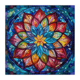 Stained Glass Puzzle Mandala Puzzle for Adults 1000 Pieces, Colorful Mandala Flower Puzzle Art, Impossible Hard Difficult Challenging Jigsaw Puzzles for Adults PICKFORU
