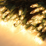 Christmas Lights, 150 Count 29 FT Christmas Mini String Lights, Green Wire Fairy Light, 120V UL Certified Connectable Xmas Tree Light for Patio, Holiday, Party, Outdoor Indoor Decoration, Warm White LJLNION