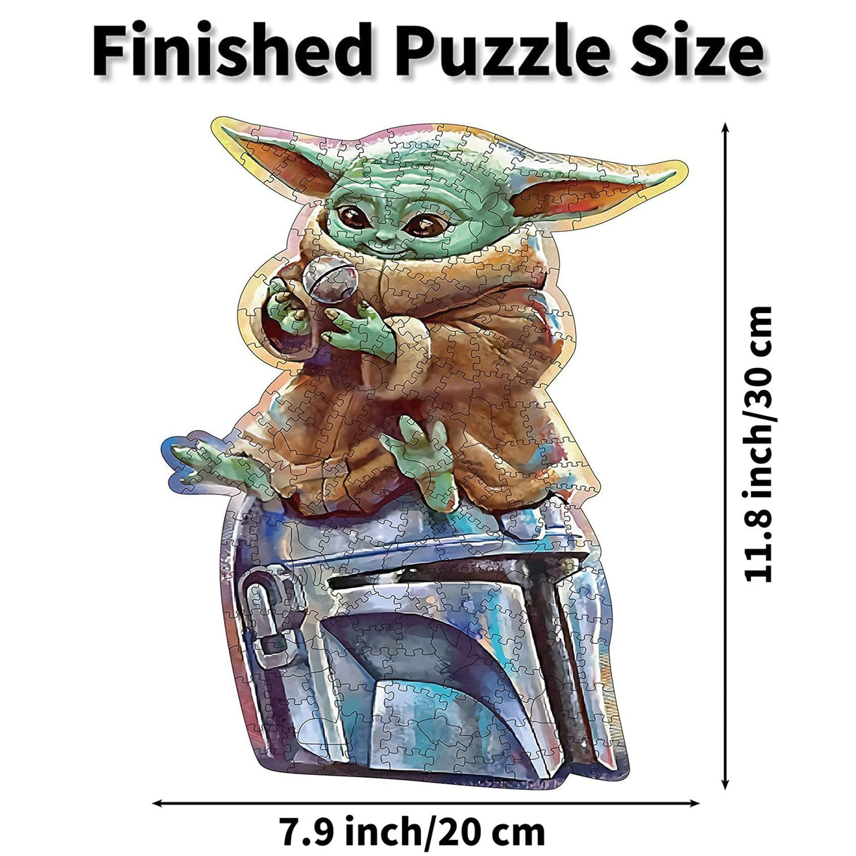 Wooden Puzzles for Adults, 200 Pieces Uniquely Irregular Animal Shaped Wooden Jigsaw Puzzles, Creative Gift for Teenagers and Adults, 7.9x11.8 Inch WHJSG