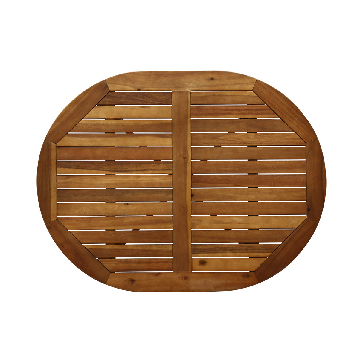 Great Deal Furniture Noble House Stamford Outdoor Acacia Wood Bar Table in Teak Great Deal Furniture
