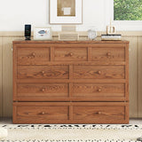 MERITLINE Solid Pine Wood Full Murphy Bed with Storage Drawer and Charging Station,Wood Folding Walnut Murphy Chest Bed Cabinet for Adults MERITLINE