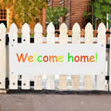 2 Pcs Large Sublimation Banner blank banners to decorate vinyl，2x6 Ft Polyester Oxford Cloth Blank Banner Signs with Hanging Ropes DIY Banner Sign for Business Office Supply for School Wedding GEKIXUTP