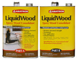 Abatron LiquidWood 2 Gallon Kit 2 Part Structural Epoxy Wood Hardener and Consolidant Resin. Abatron