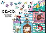 Ceaco - Disney - Princess Collage - Glitter Puzzle - 100 Piece Jigsaw Puzzle Ceaco
