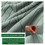 CRFATOP 2 Piece Club Chair Slipcover Stretch Barrel Chair Covers Jacquard Tub Chair Slipcovers Soft Armchair Sofa Cover Removable Furniture Protector Arm Chair Cover for Living Room,B09 CRFATOP