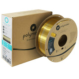 Polymaker Dual Color Silk PLA Filament 1.75mm Gold-Silver, Coextrusion Shiny PLA 3D Printer Filament Dichromatic 1kg - Silk Filament 1.75 PLA 2 Colors, Dimensional Accuracy +/- 0.03mm (Crown) Polymaker