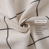 Elrene Home Fashions Brighton Windowpane Plaid Blackout Window Curtain, Living Room and Bedroom Drape with Rod Pocket Tabs, 52" x 95", 1 Panel, Black Elrene