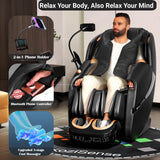 KoziSense 2025 Massage Chair Full Body, Zero Gravity SL-Track Shiatsu Massage Recliner Chair with Heat, 12 Auto Modes, Backlit Touchscreen and Calfrest Extension KoziSense