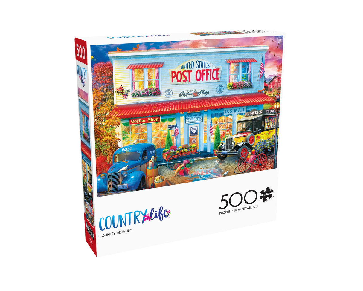 Buffalo Games - Country Life - Country Delivery - 500 Piece Jigsaw Puzzle, Multi Buffalo Games