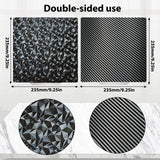 SAHVAIM PEO PET Build plate for Adventurer 5M/5M pro/Ender 3/3 Pro/Ender 3 S1/Ender 3 V2 Neo/Ender 3 Neo 3D Printer, Diamond PEO+Carbon Fiber PET Spring Steel Sheet 235 x 235 mm 3D Printer Platform. SAHVAIM