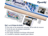 Figured'Art Paint by Numbers for Adults Monkey Wearing Headphones 16"x20" - Craft Art Painting DIY Kit Rolled Canvas Without Frame Figured'Art