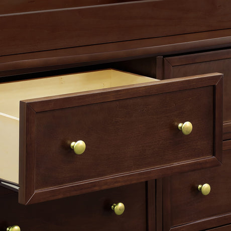 DaVinci Kalani 6-Drawer Baby Dresser for Nursery - Wooden Double Chest of Drawers for Kids, Boys and Girls - Multi-Purpose Storage Espresso Dresser for Bedroom, Living Room & Hallway, Easy to Assemble DaVinci
