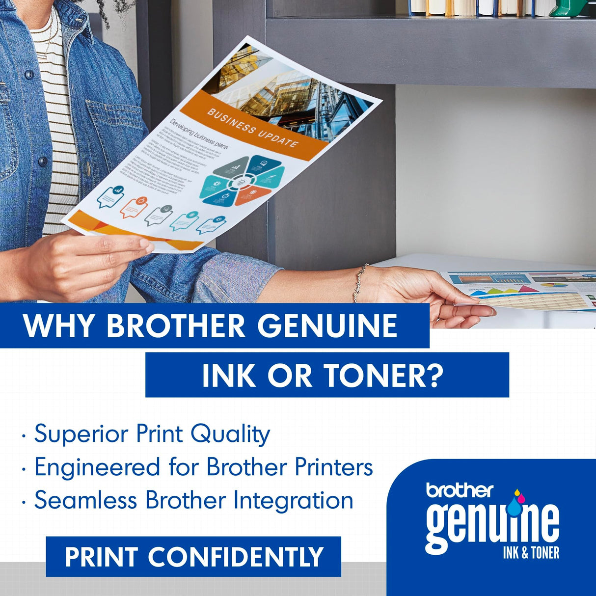 Brother Genuine TN223BK, Standard Yield Toner Cartridge, Replacement Black Toner, Page Yield Up to 1,400 Pages, TN223, Amazon Dash Replenishment Cartridge Brother