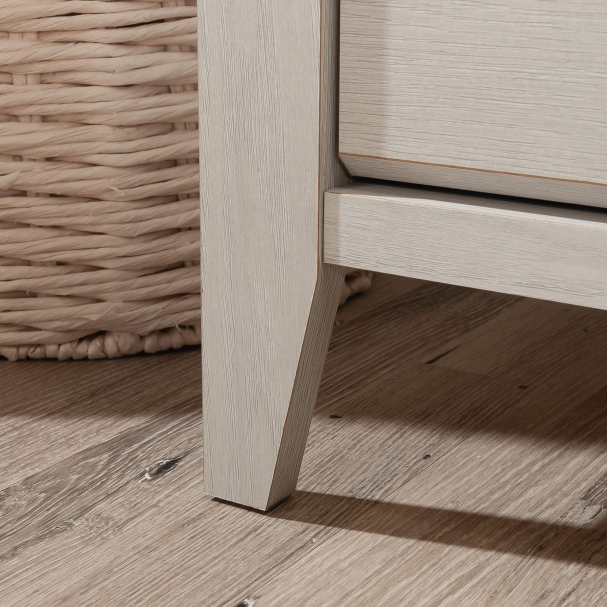 Sauder Summit Station Dresser, L: 50.91" x W: 18.15" x H: 31.85", Glacier Oak finish Sauder