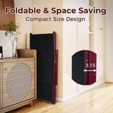 BRIKY Wooden Dog Stairs/Steps - Foldable 4 Steps Dog Steps for High Bed Couch Cars, Non-Slip Pet Stairs for Small Large Medium Dogs and Cats, No Assembly Required BRIKY